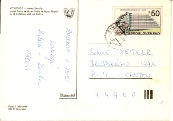 Vítkovice v Krkonoších - Mísečky 1989 95 005 ●